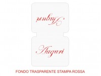 Etichette adesive auguri (mm 48X80) (cod. 7O)